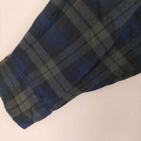 ギャップ Gap 00s チェック ボタンダウン フランネルシャツ メンズ M