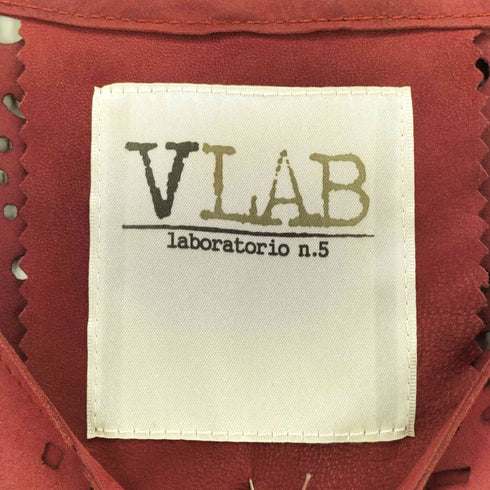 VLAB イタリア製 ラムスエード パンチングコート レディース M