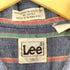 リー Lee 80s 台湾製 ストライプ フランネルシャツ メンズ XL