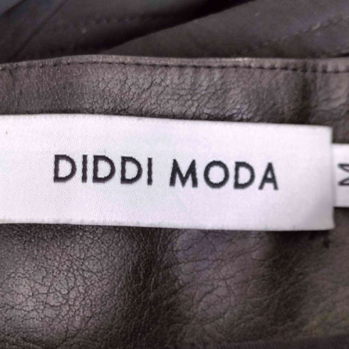 DIDDI MODA ベルト付き フェイクレザー プリーツ ミニスカパン レディース JPN:M