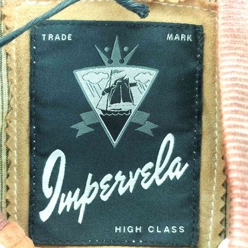 IMPERVELA イタリア製 ラムスエードブルゾン メンズ L