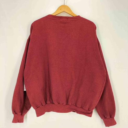 アイゾッド IZOD 90S フロントロゴ刺繍 クルーネック スウェット メンズ import:M