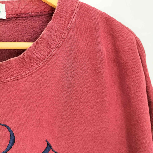 アイゾッド IZOD 90S フロントロゴ刺繍 クルーネック スウェット メンズ import:M