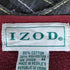 アイゾッド IZOD 90S フロントロゴ刺繍 クルーネック スウェット メンズ import:M