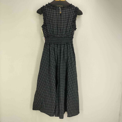 ナチュラルビューティーベーシック NATURAL BEAUTY BASIC 26SS チェックシャーリングワンピース レディース PS