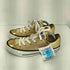 コンバースオールスター CONVERSE ALLSTAR メタリック ゴールド ローカットスニーカー レディース JPN:23