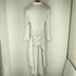 ドット柄 バックデザイン L/S ポロワンピース レディース