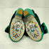Irregular Choice メタリックグリーン リボンモチーフ ハイヒール レディース JPN:38