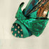 Irregular Choice メタリックグリーン リボンモチーフ ハイヒール レディース JPN:38