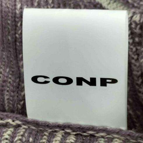 CONP ボタンデザイン サムホール ニットフーディ メンズ