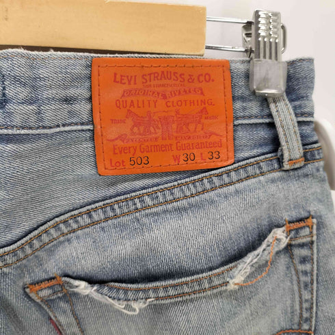 リーバイス Levis 503 CLASSIC オレンジラベル ストレートデニムパンツ メンズ W30 L33