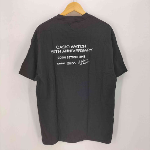 カシオ CASIO 50TH ANNIVERSARY Exhibition 50周年 グラフィック プリント Tシャツ メンズ JPN:XL