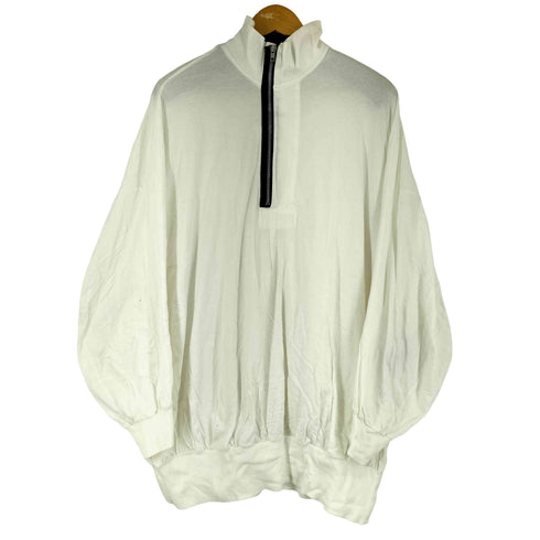 グラウンドワイヨウジヤマモト Ground Y Yohji Yamamoto Cotton Jersey Zipper Stand Collar Pullover メンズ JPN:3