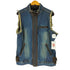 PERSONS JEANS フェイクレザー切替 デニムベスト メンズ 3L