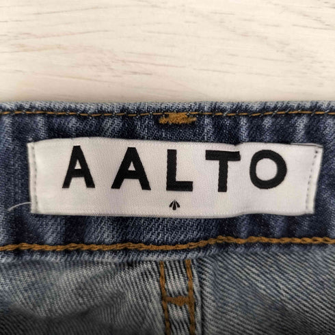 アールト AALTO プリーツデニムパンツ レディース JPN:34