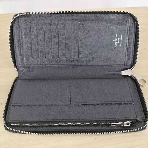 ルイヴィトン LOUIS VUITTON MADE IN SPAIN ラウンドジップ レザー 長財布 メンズ