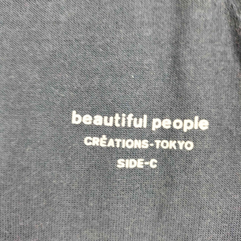 ビューティフルピープル beautiful people バイカラーウールニットジップパーカー レディース 170