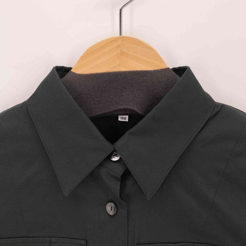 L‘IMICUORE DONNA フラップポケットL/Sシャツ レディース 38