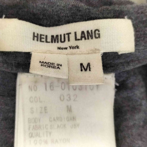 ヘルムートラング HELMUT LANG レーヨン ドレープカーディガン レディース M