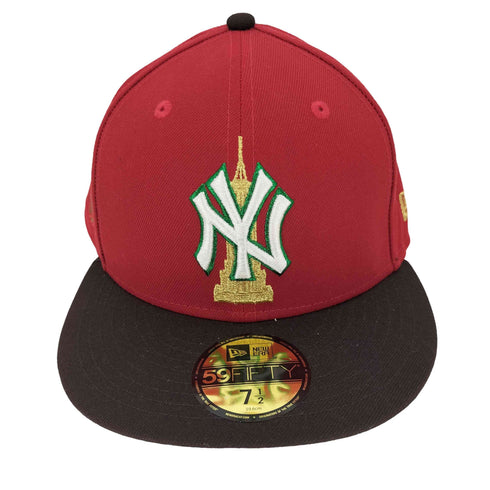 ニューエラ NEW ERA 59FIFTY CALDINAL ベースボールキャップ つば裏 グリーン メンズ 7 2/1