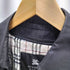 バーバリーブラックレーベル BURBERRY BLACK LABEL 裏地ノバチェック ライナー付き ガンフラップ付き ブラック バルマカーン ステンカラー コート メンズ import:M