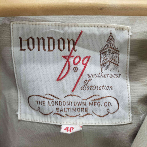 ロンドンフォグ LONDON FOG 70-80S OLD MADE IN UK 英国製 ハリントン ジャケット スウィングトップ ブルゾン TALON ジップ メンズ 40