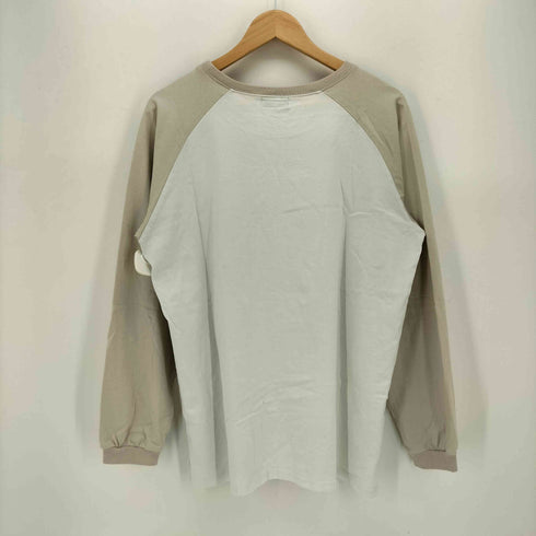 サブサエティ Subciety 筆記体ロゴ ラグランスリーブ クルーネック L/S Tシャツ メンズ JPN:L