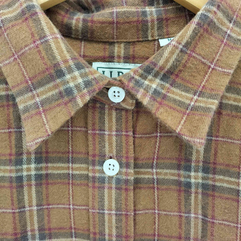 エルエルビーン L.L.Bean タータンチェック L/S ネルシャツ レディース M