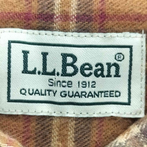エルエルビーン L.L.Bean タータンチェック L/S ネルシャツ レディース M