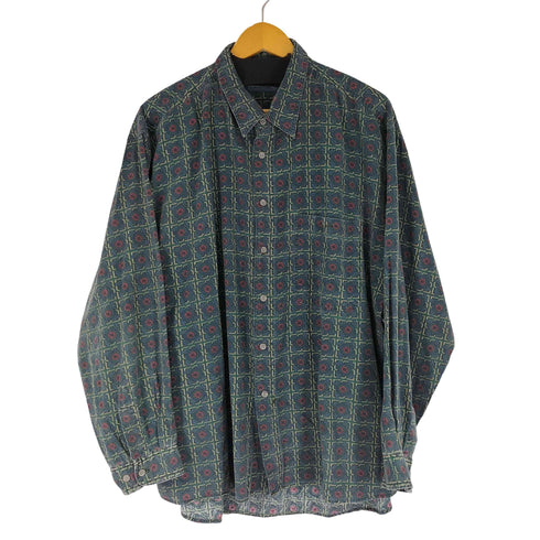 PIER CONNECTION 総柄 L/S ポケットシャツ メンズ import:L