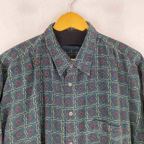PIER CONNECTION 総柄 L/S ポケットシャツ メンズ import:L