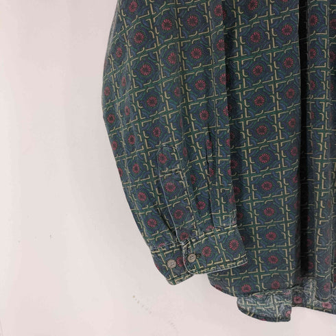 PIER CONNECTION 総柄 L/S ポケットシャツ メンズ import:L