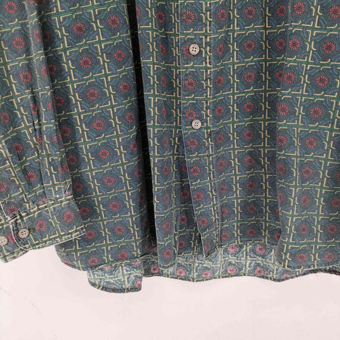 PIER CONNECTION 総柄 L/S ポケットシャツ メンズ import:L