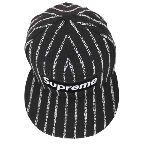 シュプリーム Supreme Text Stripe New Era Cap メンズ 7 3/8