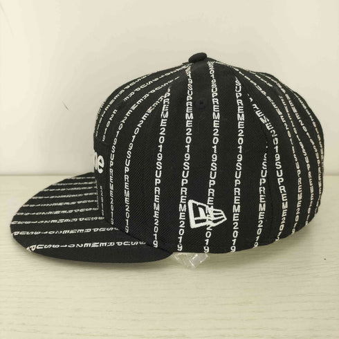 シュプリーム Supreme Text Stripe New Era Cap メンズ 7 3/8