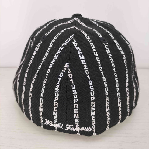 シュプリーム Supreme Text Stripe New Era Cap メンズ 7 3/8