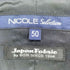 ニコル NICOLE Selection シワ加工 織りデザイン 開襟 バンドカラー L/S シャツ メンズ JPN:50