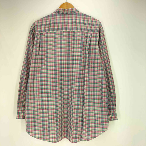 パパス papas フラップポケット マドラスチェック L/S シャツ メンズ JPN:L