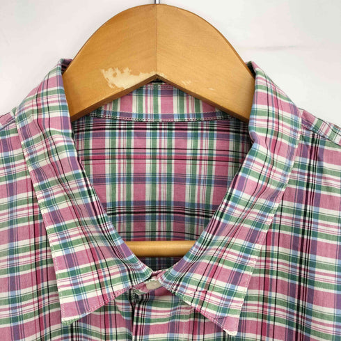 パパス papas フラップポケット マドラスチェック L/S シャツ メンズ JPN:L