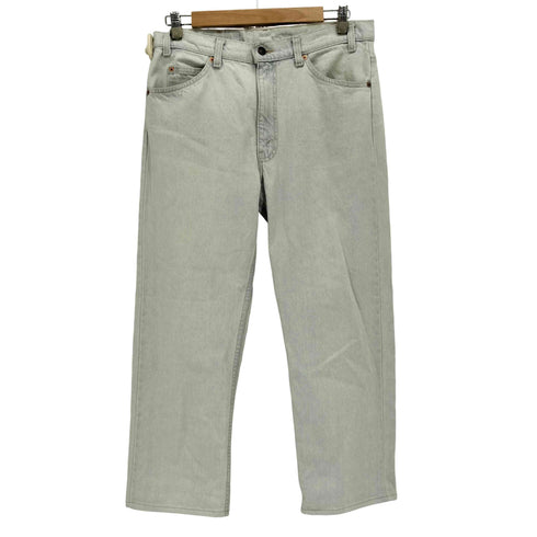 リーバイス Levis 00S USA製 505 アイスブルー ワイド テーパード デニム パンツ メンズ W34 L32