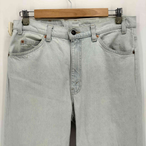 リーバイス Levis 00S USA製 505 アイスブルー ワイド テーパード デニム パンツ メンズ W34 L32