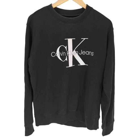 カルバンクラインジーンズ Calvin Klein Jeans Core Monogram LogoSweatshirt ロゴスウェット 裏起毛 メンズ import:XL