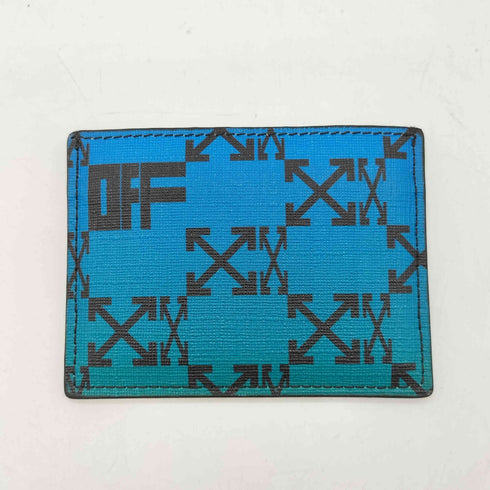 オフホワイト OFF-WHITE MADE IN ITALY イタリア製 本革 レザー モノグラム カード ケース メンズ