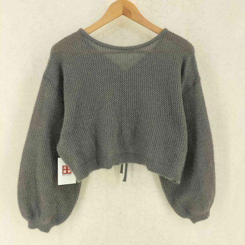 アルシーヴ archives 2way ドロストネコヤーンメッシュニット レディース M
