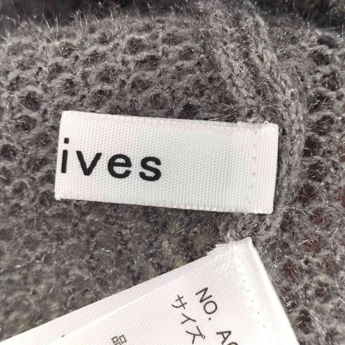 アルシーヴ archives 2way ドロストネコヤーンメッシュニット レディース M