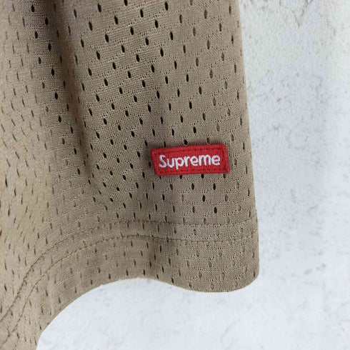 シュプリーム Supreme 25SS Small Box Baggy Mesh Short Tan メンズ XL