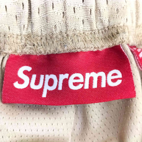 シュプリーム Supreme 25SS Small Box Baggy Mesh Short Tan メンズ XL