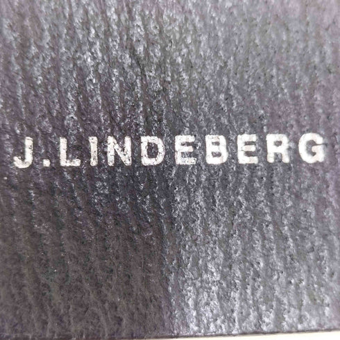 ジェイリンドバーグ J.LINDEBERG イタリア製 ロゴ バックル レザー ベルト メンズ 34 / 95 CM