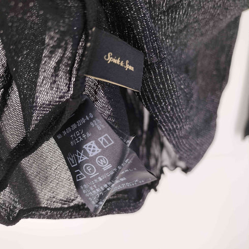 スピックアンドスパン Spick and Span 24AW ハイネックラメプルオーバー レディース FREE