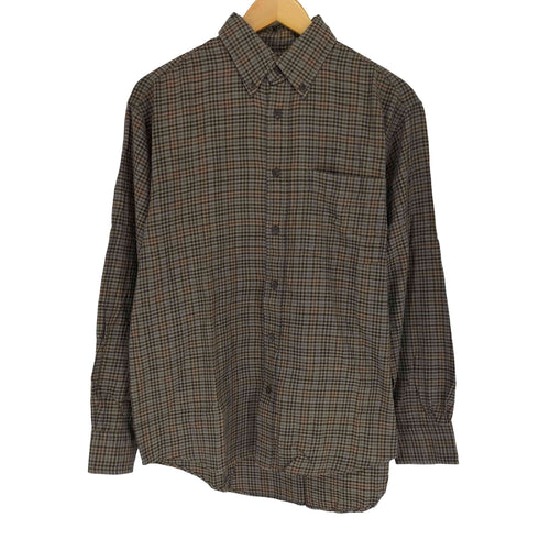 ギャップ Gap OLD 紺タグ ボタンダウン チェック シャツ メンズ import:S